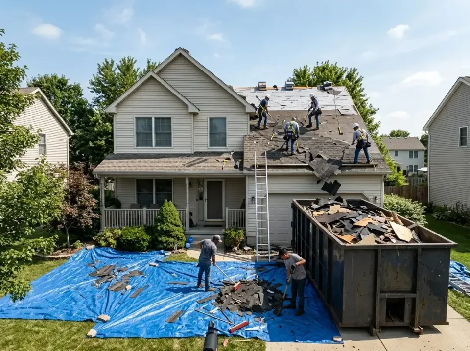 roof-replacement-debris-remova-004 — frequently asked questions, Cheapest Dumpster Rentals in Fort Rucker, AL